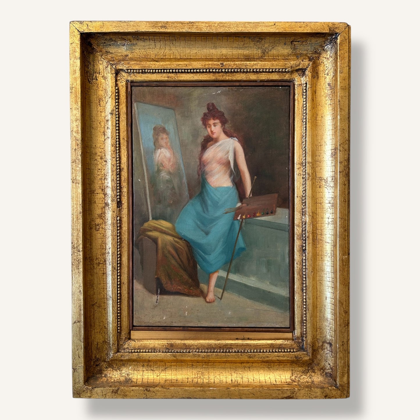 AUTORITRATTO DELLA VENERE. diciannovesimo secolo olio su tela 48x65cm