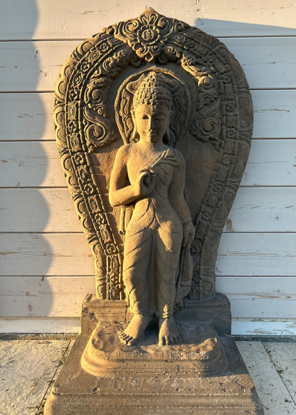 BUDDHA with HARE height 105cm B33