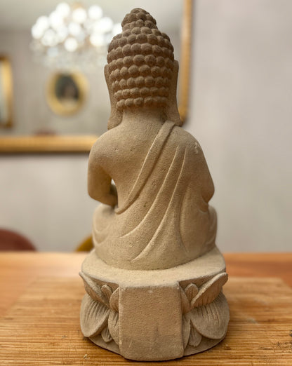 Statua Buddha Seduto in Meditazione H43cm B23