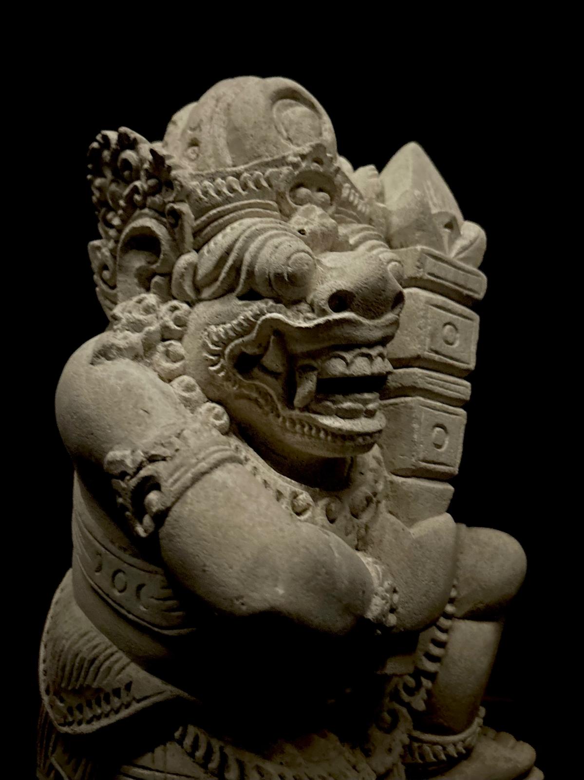 Pair of BUTO PROTECTIVE SPIRITS OF BALI h 60cm B27