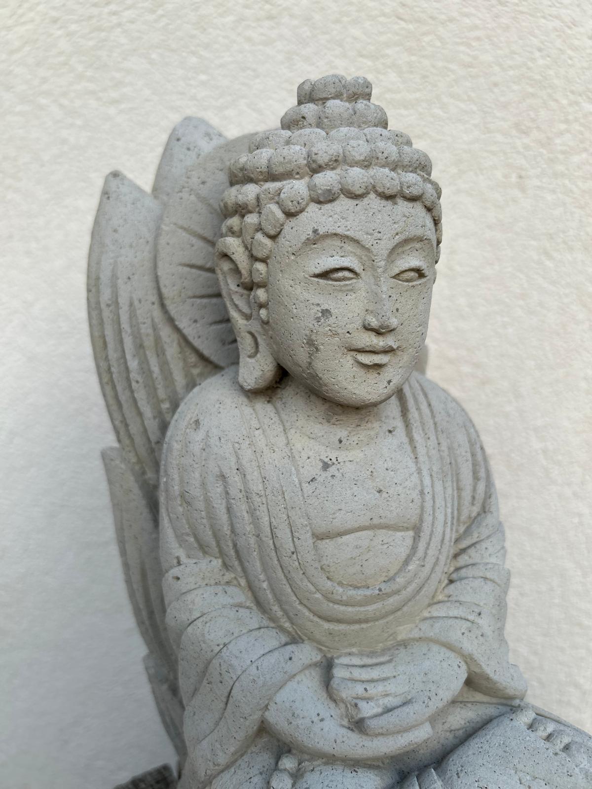 BUDDHA with jar H32cm Ref.B53