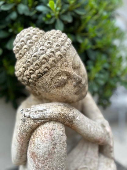 BUDDHA DORMIENTE in arenaria H42cm Rif. A07
