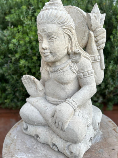 Statua in Pietra induista– Dewi Siwa | Spiritualità e Arredo Zen H 30 cm C043