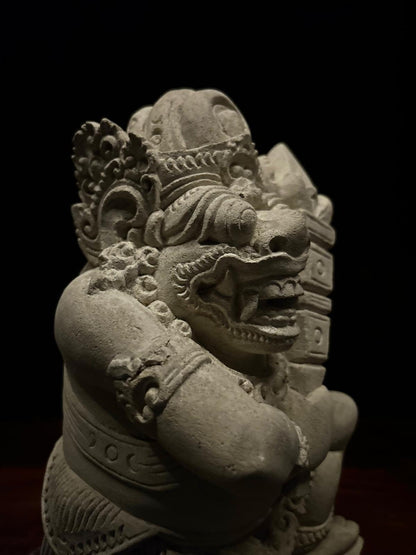 Pair of BUTO PROTECTIVE SPIRITS OF BALI h 60cm B27